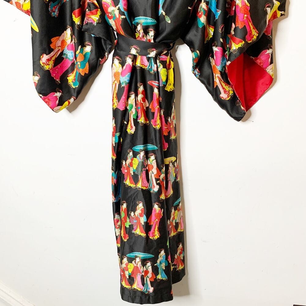 Natori 3/4 Sleeve Self-Tie Belt Robe Size M - Picture 7 of 9